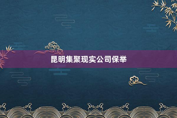 昆明集聚现实公司保举
